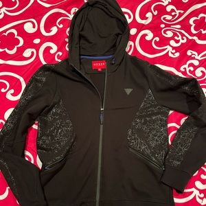 Guess men’s zip up hoodie